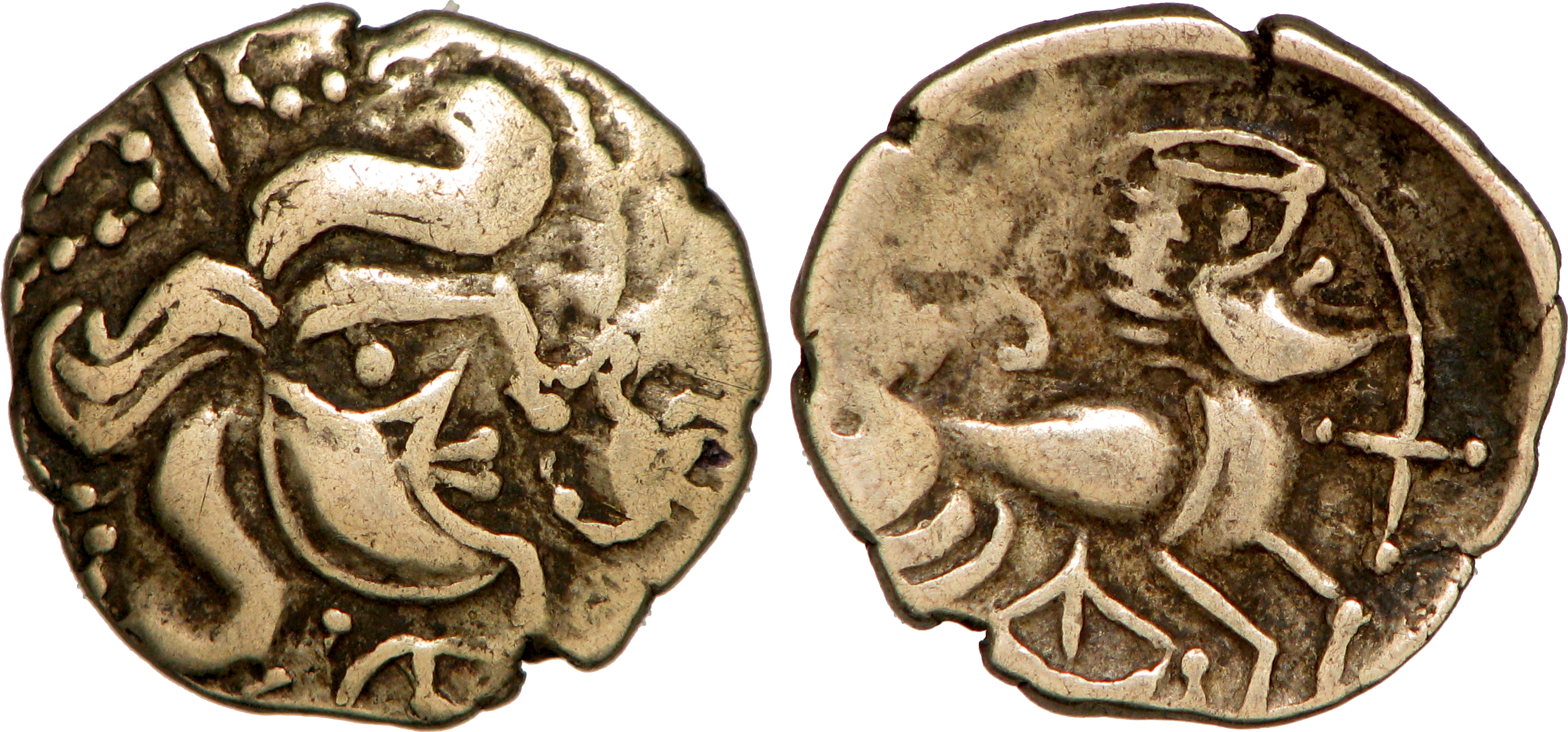 Osismes, quart de statère d'électrum.
