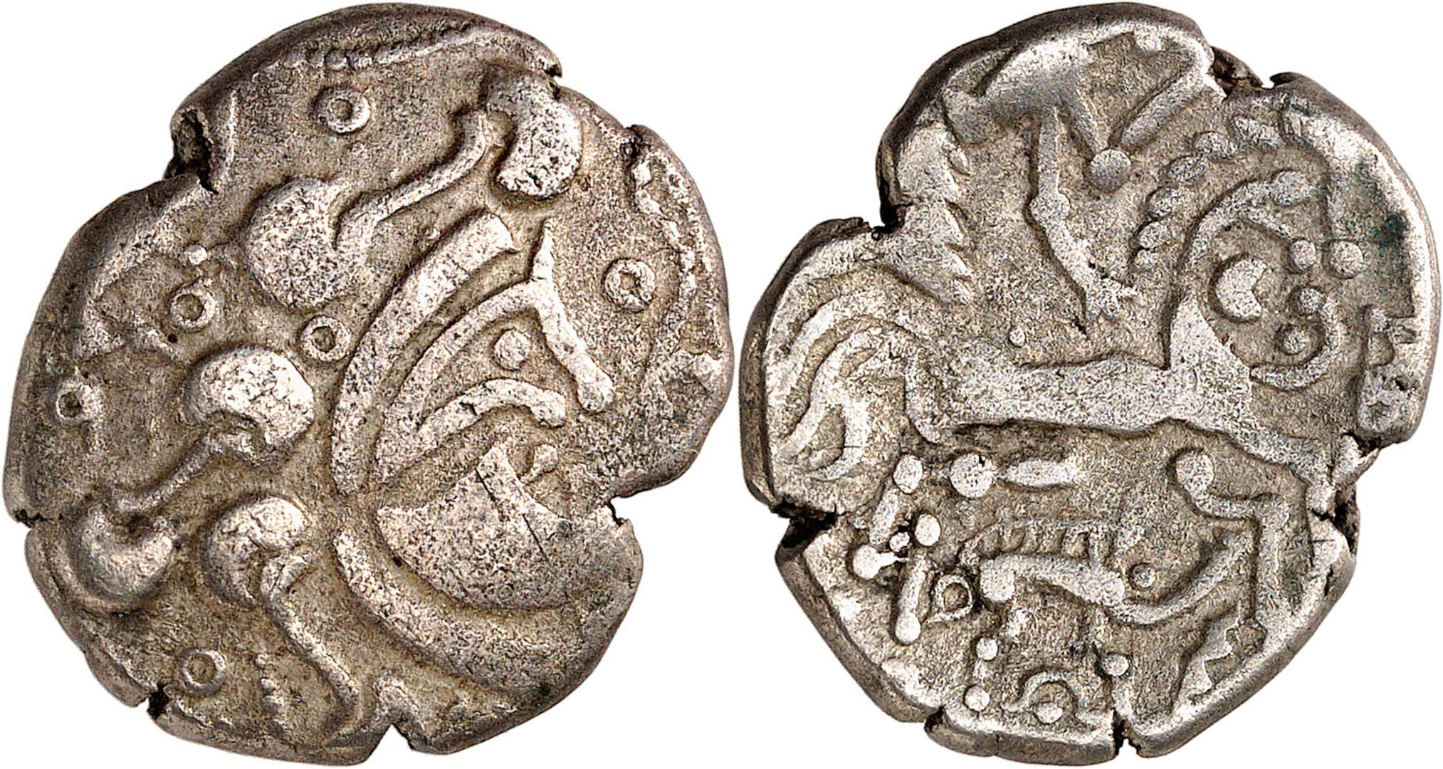Baiocasses, statère d'argent.