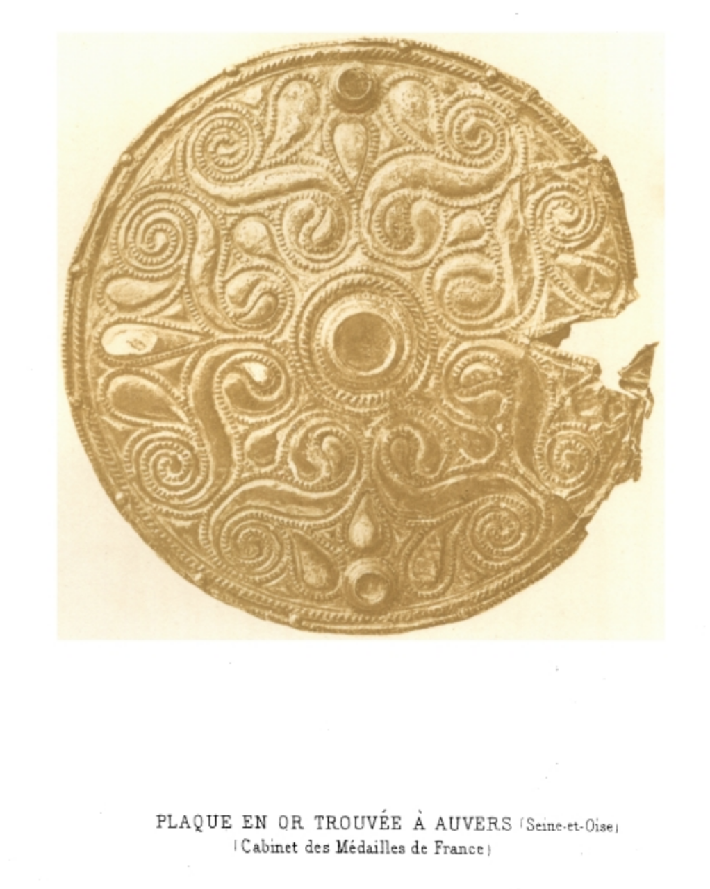 Plaque Auvers BnF